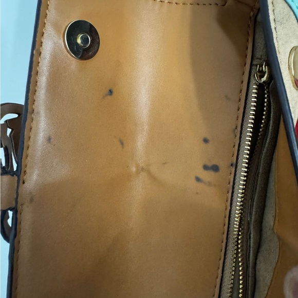 Tory Burch Miller Light Cream/Multicolor Leather Shoulder Bag/Crossbody - Picture 6 of 10